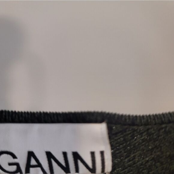 Ganni Sweater Dress Midi Ribbed Knit Xs - Picture 4 of 7